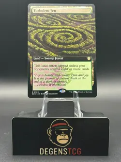 Turbulent Fen (Extended Art) Commander: Secrets of Strixhaven MTG MINT - Image 1
