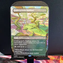 MTG Undergrowth Stadium Borderless Regular Commander Masters Rare 0666 - Image 1