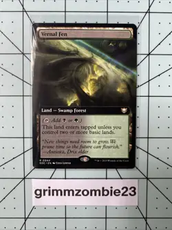 Vernal Fen (Extended Art) 44 Commander: Edge of Eternities MTG NM - Image 1