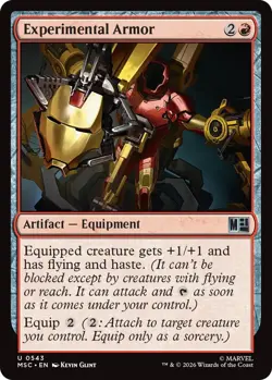 Experimental Armor Light Play, English Magic the Gathering MTG Commander: Marvel - Image 1