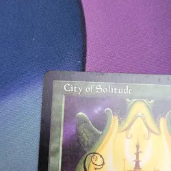 City of Solitude Visions Green Enchantment EN 1996 MTG Magic The Gathering - Image 2