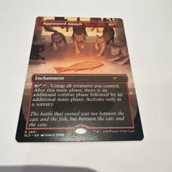 Aggravated Assault (2691) Cats Of Chaos Secret Lair Drop Regular MTG SLD NM - Image 1