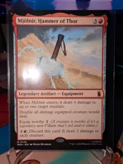 MTG Mjolnir Hammer of Thor M 0146 Non-Foil Regular Frame Marvel Secret Lair - Image 1