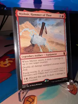 MTG Mjolnir Hammer of Thor M 0146 Non-Foil Regular Frame Marvel Secret Lair - Image 2