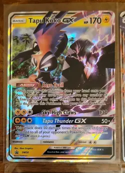 Silvally Tapu Koko Lapras Palkia Necrozma GX Pokemon Sun & Moon Black Star Promo - Image 2