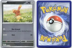 BUNEARY 083/094 Phantasmal Flames Pokemon Reverse Holo Common Near Mint - Image 3