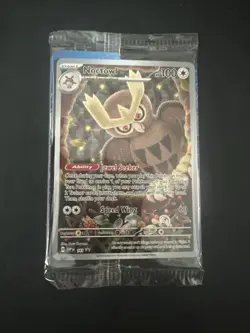 Pokemon Noctowl TCG Scarlet Violet Black Star Promo Card SVP141 - Image 1