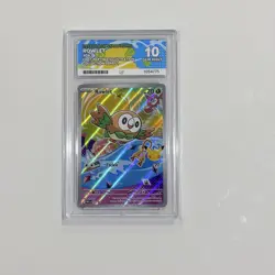 Pokemon First Partner Illustration Series 1 MEP 043 Rowlet Black Star Ace 10 - Image 1