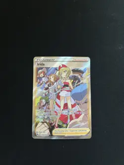 Irida GG63/GG70 Ultra Rare Crown Zenith Galarian Gallery Pokemon Holo Near Mint - Image 1