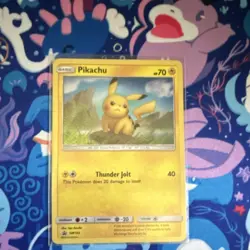 The Pokemon Company Pikachu SM183 Promo Holo Pokemon TCG Card SM English - Image 1