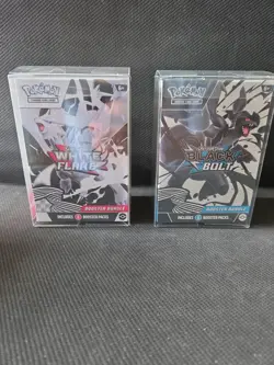 Pokemon Black Bolt and White Flare Booster Bundle Set of 2 Sealed New - Image 1