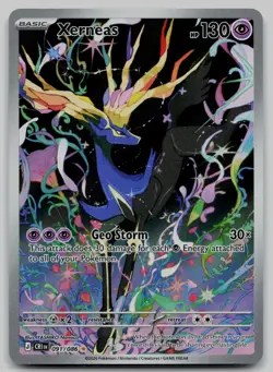 Xerneas 091/086 Holo Illustration Rare Chaos Rising Pokemon Near Mint - Image 1