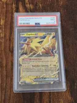 2023 Pokemon Mew En Zapdos Ex #145/165 PSA 9 - Image 1
