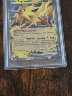 2023 Pokemon Mew En Zapdos Ex #145/165 PSA 9 - Image 5