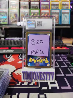 (POP 66) CGC 10 Pokemon TCG Pineco 198/190 Sv4a: BABY Shiny Treasure Ex Holo - Image 2