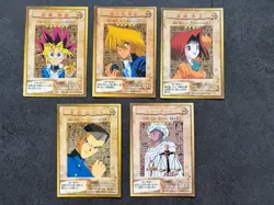 Bandai YuGiOh Yugi Kaiba Joey Tea Gardner Tristan Taylor 8 cards set characters - Image 1