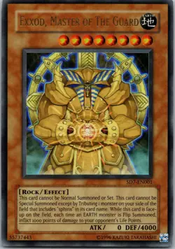 Yugioh Exxod, Master of the Guard SD7-EN001 Ultra Rare NM - Image 1