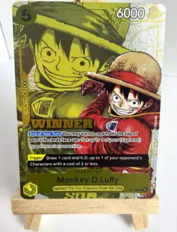 One Piece TCG | Monkey.D.Luffy | Winner Pack 2026 Vol. 2 | P-106 - Image 1
