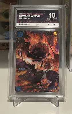 One Piece TCG - Edward Weevil - SP - The Azure Sea's Seven - EB01-023 - ACE 10 - Image 1