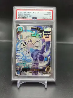 PSA 10 One Piece Op12 Boeuf Burst Alternate Art - Image 1