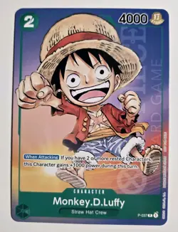 • Monkey.D.Luffy • P-037 Anime Expo 2023 Promo One Piece TCG - Image 1