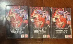 One Piece OP-16 Double Pack Set 11 Time of Battle Factory Sealed (Lot Of 3) - Image 1