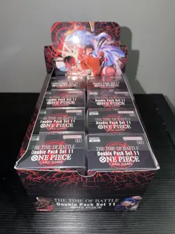 One Piece The Time of Battle Double Pack Set 8ct W/ Display Box - Image 1