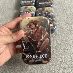 One Piece Tin Pack Set Vol.2 (TS-02, OP-13) - Portgas D. Ace Art - New & Sealed - Image 3