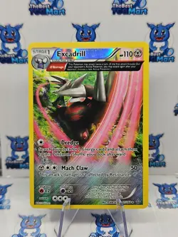 Excadrill 97/160 Reverse Holo XY Primal Clash Pokemon LP - Image 1