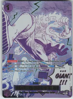 Bandai One Piece Gum-Gum Giant Event Holo Counter OP09-078 Card Game English - Image 1