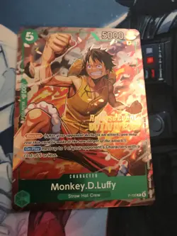 One Piece Card Game Monkey.D.Luffy P-135 Release Event Winners Promo Foil EN - Image 1