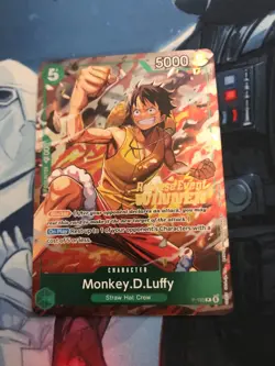 One Piece Card Game Monkey.D.Luffy P-135 Release Event Winners Promo Foil EN - Image 2
