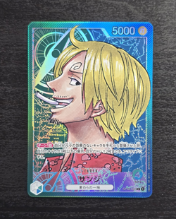 2022 One Piece Japanese OP02 Sanji Alt Art Leader OP02-026 Paramount War NM - Image 1