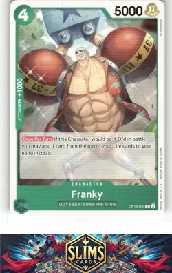 OnePiece TCG - Franky (034) Near Mint or Better B2G1 - Image 1