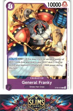 OnePiece TCG - General Franky Near Mint or Better B2G1 - Image 1