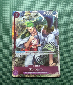 LP One Piece Zoro-Juurou OP05-067 rare French Promo 1st Anniversary - Image 1
