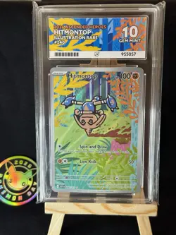 Pokemon TCG Hitmontop 240/217 Ascended Heroes Illustration Rare Ace 10 Gem Mint - Image 1