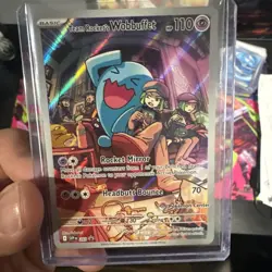Team Rocket's Wobbuffet (Pokemon Center Exclusive) 203 Scarlet & Violet Holo NM - Image 2