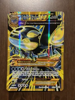 Primal Kyogre EX 96/98 XY Ancient Origins Full Art Holo Ultra Rare English JUMBO - Image 2