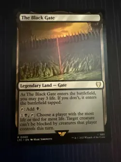 MTG The Black Gate Commander the Lord of the Rings LTC Rare NM - Image 1