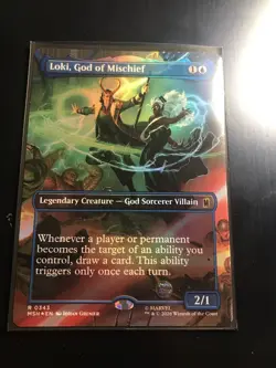 Loki, God of Mischief (Borderless) Marvel Super Heroes Foil - Image 1
