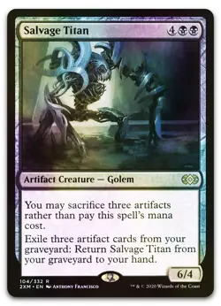 Salvage Titan #104 (Foil) (NM) Double Masters 2XM Magic MTG - Image 1