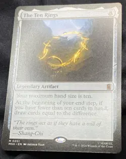 MTG Marvel Super Heroes 0251 - The Ten Rings Mythic Rare Regular - Image 4