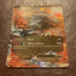 White Kyurem EX 96/135 Ultra Rare 2012 Pokemon Black & White Plasma Storm - Image 2