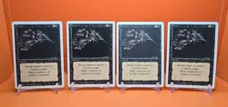 ⚫⚫⚫ (4) 1994 MAGIC The Gathering TERROR REVISED 3RD EDITION PLAYED ⚫⚫⚫9 - Image 1