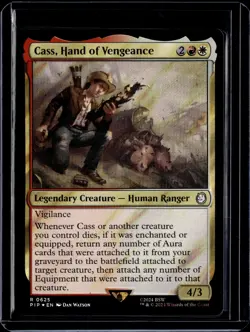 Cass, Hand of Vengeance - 625 - Surge Foil - PIP - NM - MTG Magic the Gathering - Image 1