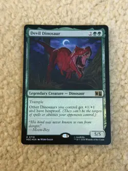 Devil Dinosaur - 719 - NM - Commander: Marvel Super Heroes FOIL - Image 1