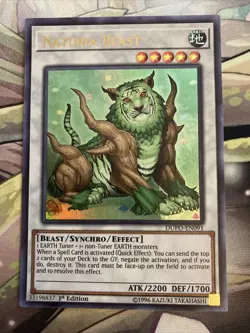 Yugioh! Naturia Beast - 1st Ed Ultra Rare - DUPO-EN091 - NM - Image 1