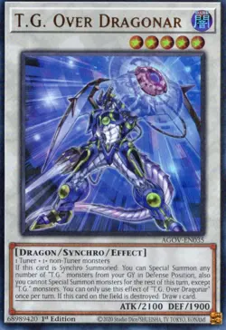 Yu-Gi-Oh! T.G. Over Dragonar 1st Ed. AGOV-EN035 Ultra Rare NM/LP x1 - Image 1