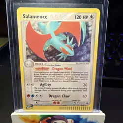 Pokemon TCG Salamence Holo Rare 10/97 EX Dragon 2003 E-Reader NM/LP - Image 1